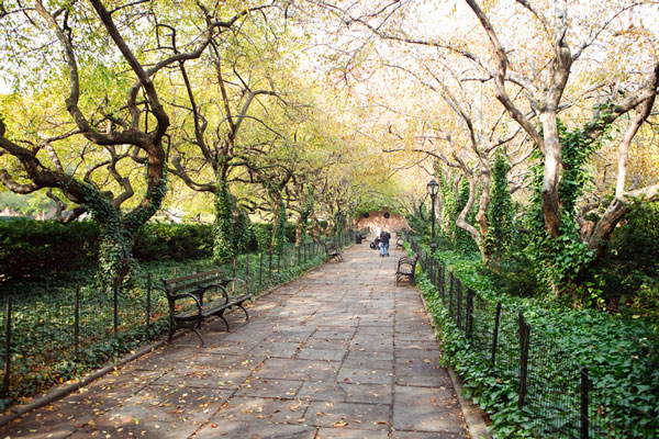 Central Park walkway